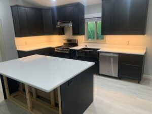 kitchen countertops carrara verna quartz